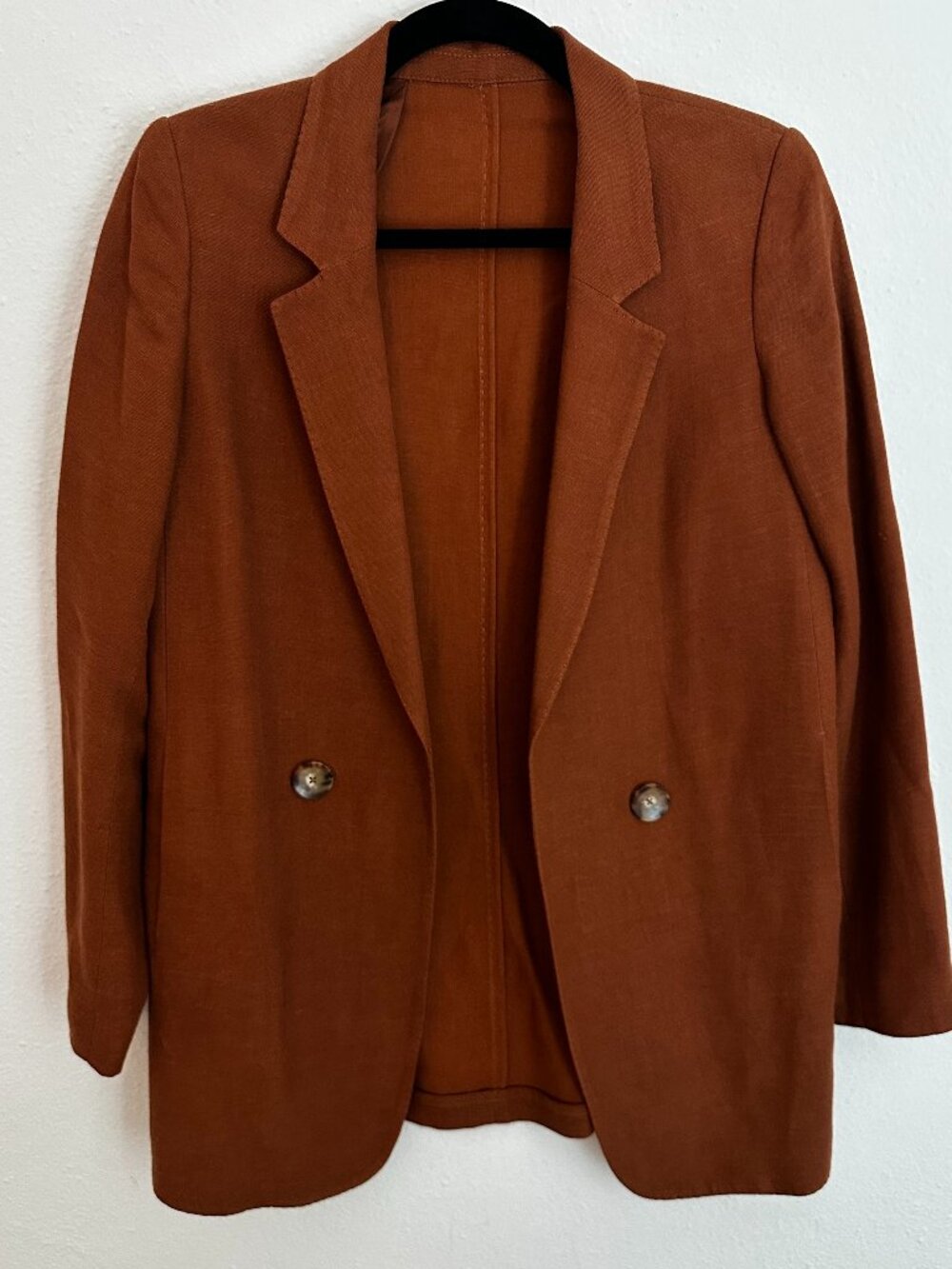 Massimo Dutti Linen Cotton Blazer